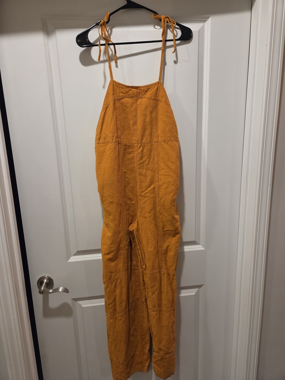 Urban Outfitters Mustard Tie-Strap Jumpsuit / Romper